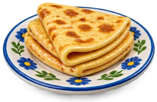 Crêpes au beurre, figurine de la ferme