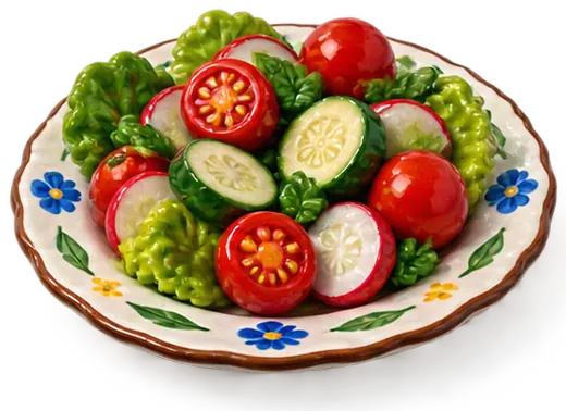 Salade du potager, figurine de la ferme