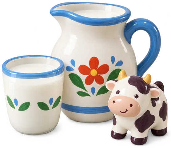 Lait ribot, figurine en faïence de FermeVallée