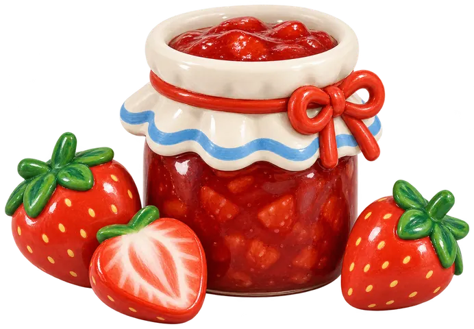 Confiture, figurine en faïence de FermeVallée