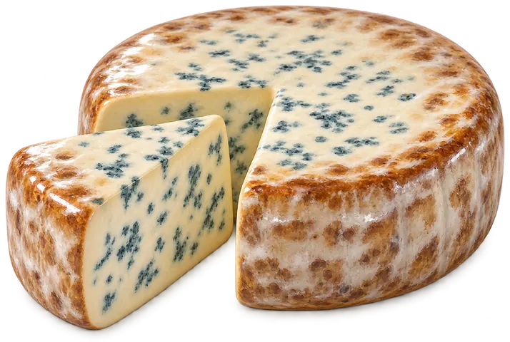 Bleu du Vercors-Sassenage, figurine en faïence de FermeVallée