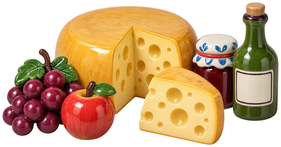 Emmental français est-central, figurine en faïence de FermeVallée