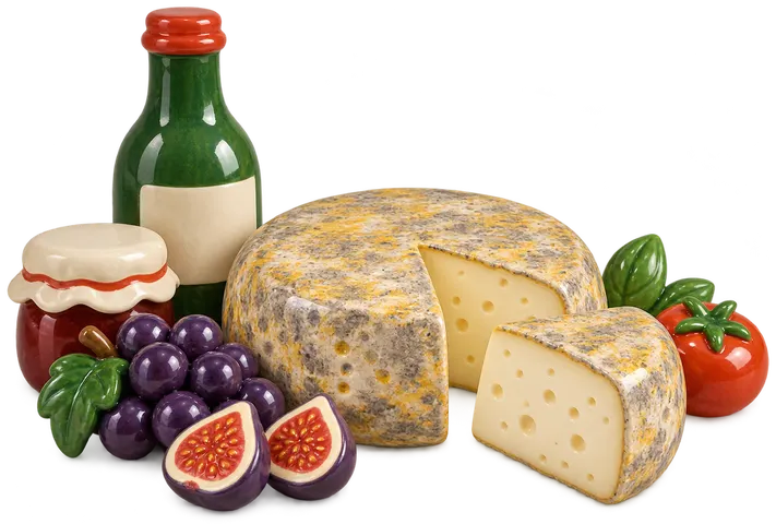 Tomme de Savoie, figurine en faïence de FermeVallée