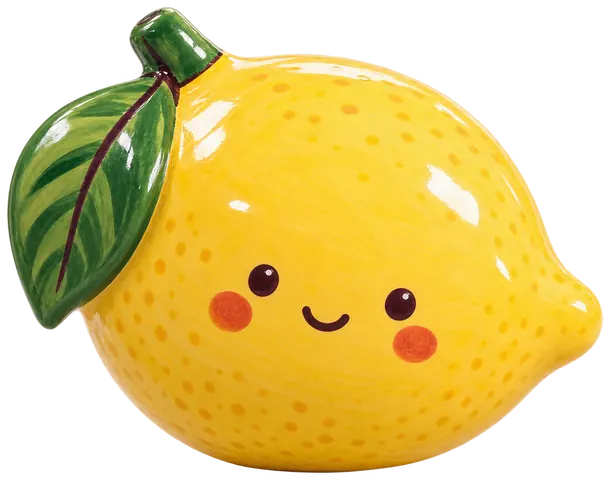 Citron de Menton, figurine en faïence de FermeVallée