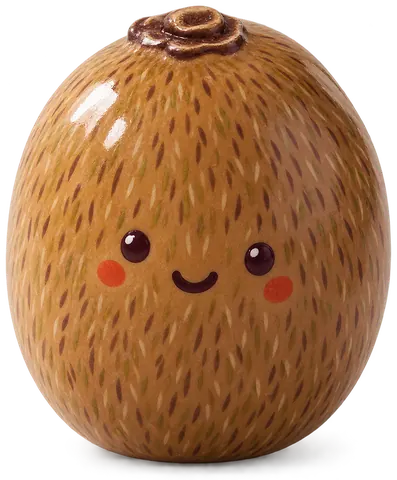 Kiwi de l’Adour, figurine en faïence de FermeVallée