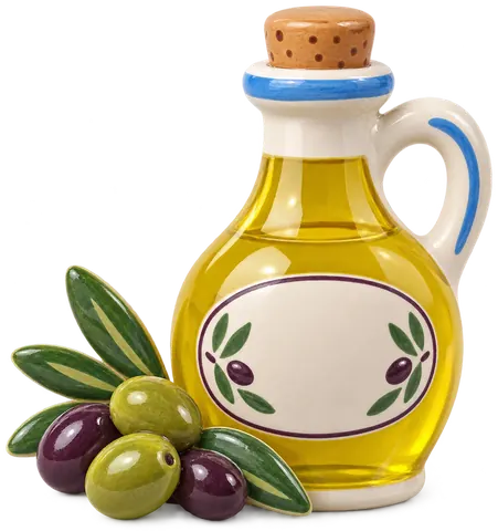 Huile d’olive de Haute-Provence, figurine en faïence de FermeVallée