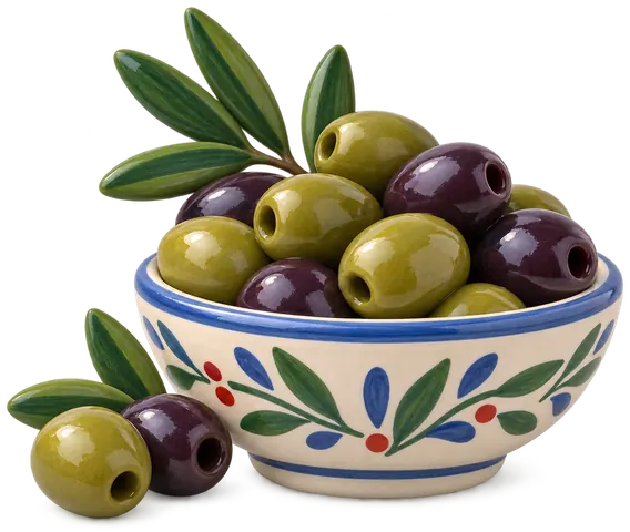 Olive de Nîmes, figurine en faïence de FermeVallée