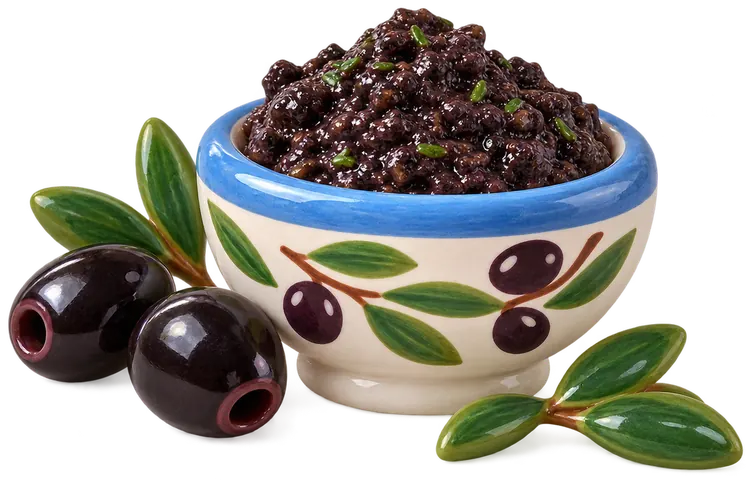 Tapenade, figurine en faïence de FermeVallée