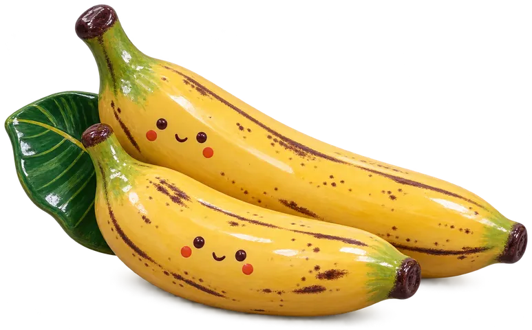 Banane taqua, figurine en faïence de FermeVallée