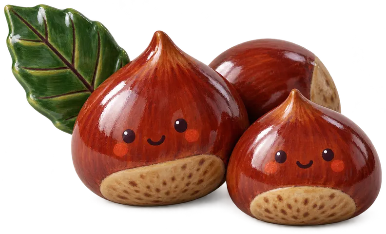 Bouche rouge, figurine en faïence de FermeVallée