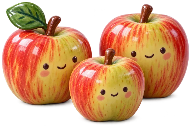 Braeburn, figurine en faïence de FermeVallée