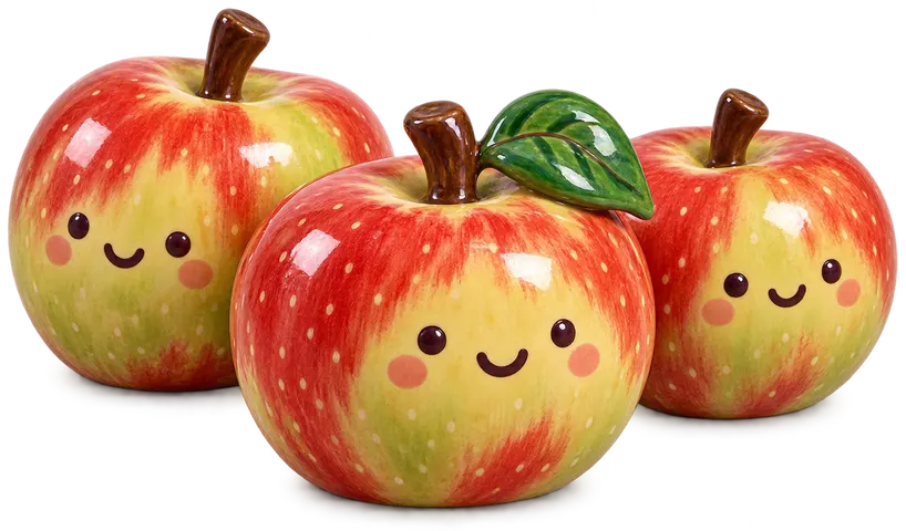 Honeycrisp, figurine en faïence de FermeVallée