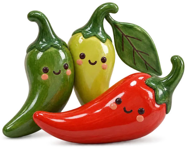 Peperoncino, figurine en faïence de FermeVallée