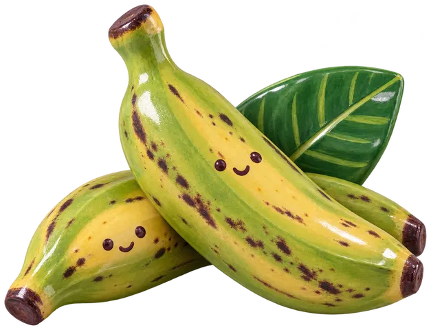 Plantain vrai, figurine en faïence de FermeVallée