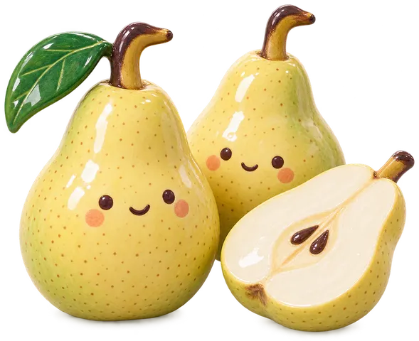Poire Ya, figurine en faïence de FermeVallée