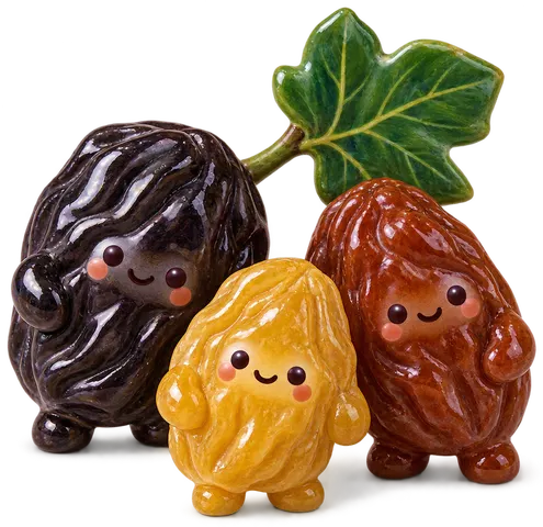 Raisin sec, figurine en faïence de FermeVallée