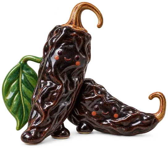 Pasilla, figurine en faïence de FermeVallée