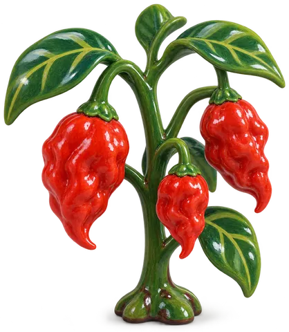 Piment Armageddon, figurine en faïence de FermeVallée