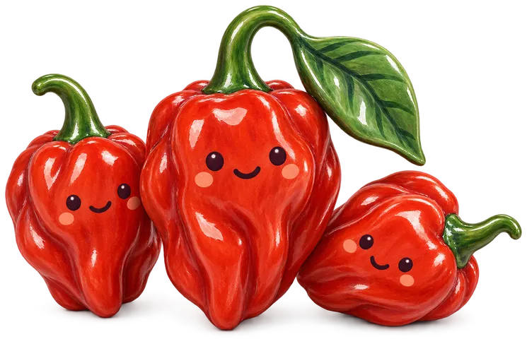 Red Savina, figurine en faïence de FermeVallée