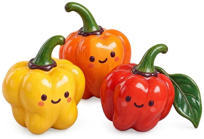 Scotch bonnet, figurine en faïence de FermeVallée