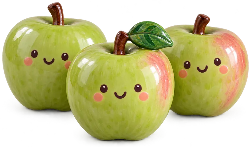 Granny Smith, figurine en faïence de FermeVallée