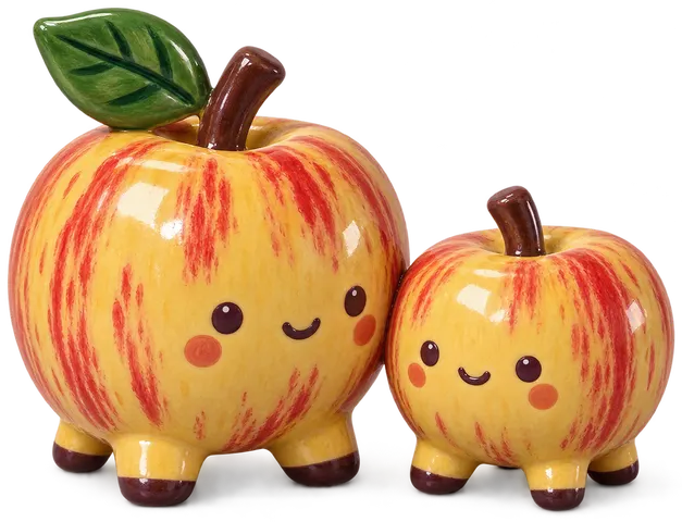 Pomme de Risoul, figurine en faïence de FermeVallée