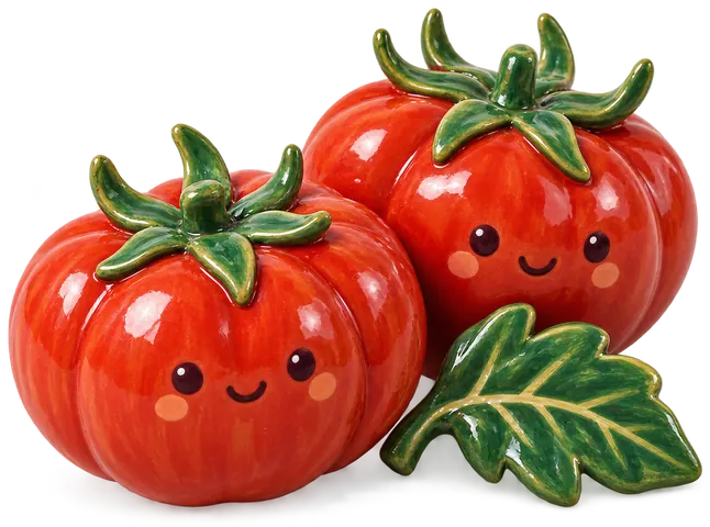 Tomate, figurine en faïence de FermeVallée